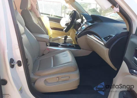2015 Acura Mdx из США, поврежденный, VIN 5FRYD4844FB015678